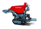 X Support 1.4m Lifting Height Tracked Barrow Hire , Hydraulic Power Assisted Wheelbarrow  supplier